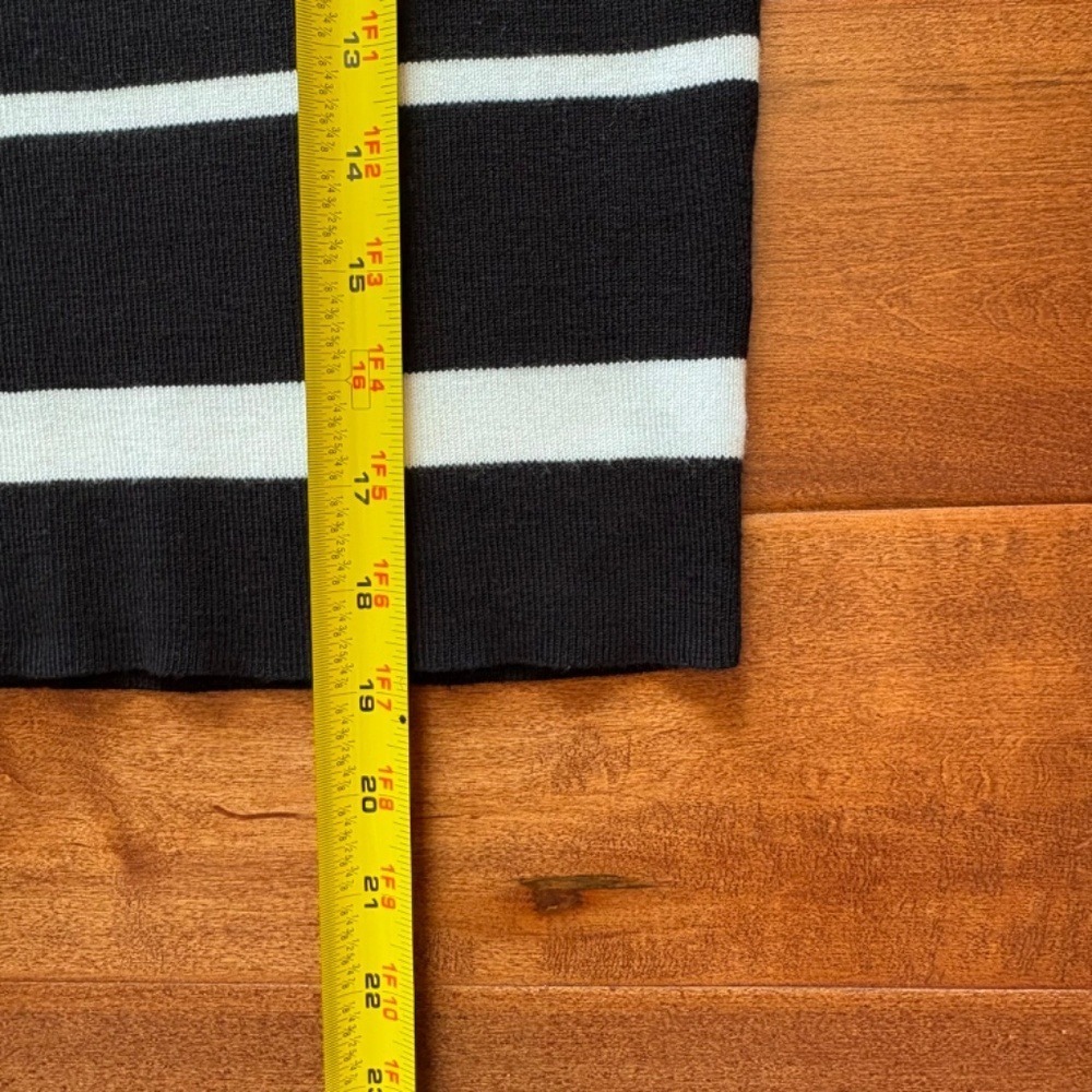 Rachel‎ Rachel Roy Striped Knit Tank Top, Womens M Black/White - Picture 7 of 9